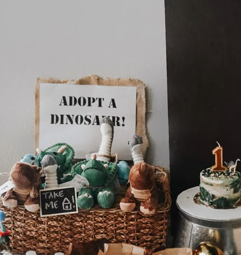 Dinosaur Adoption Party, Dinosaur Neutral Party, 2nd Birthday Party For Boys Dino, Dinosaur Theme Party Favors, Dinosaur Party 1st Birthday, Dino Birthday Party Favors, Dinosaur Birthday Favors, Dinosaur Sleepover Party, Fourth Dinosaur Birthday Party