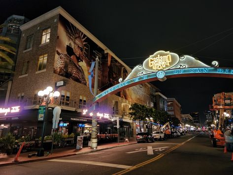 Gas Lamp District, San Diego, CA. Gas Lamp District San Diego, Gas Lamp, Cloud Gate, Family Fun, Times Square, San Diego, Travel