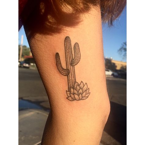 Little baby California cactus tattoo 🌵 #California #cactus #blackwork #simple #tattoo #tattooer #tattooist #tattooedgirl Simple Cactus Tattoo, Tattoo Cactus, Desert Tattoo, Succulent Tattoo, Cactus Tattoo, Western Tattoos, Simple Tattoo, Tattoo Designs And Meanings, Time Tattoos