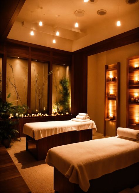 Massage Room Design, Spa Massage Room, Massage Room Decor, Massage Therapy Rooms, Home Spa Room, Idea Bedroom, Lights Room, Decorations Lights, Spa Room Decor