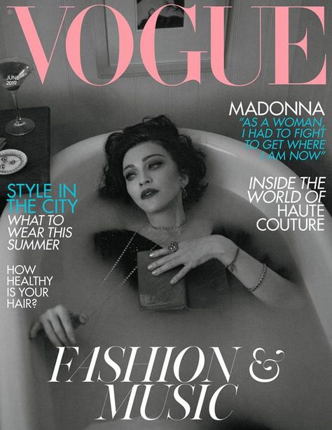 Madonna is the Cover Star of British Vogue Magazine June 2019 Issue Vogue Wall, Madonna Vogue, Alas Marcus Piggott, Editorial Vogue, 잡지 레이아웃, Vogue Portugal, Vogue Vintage, Vogue Editorial, Vogue Magazine Covers