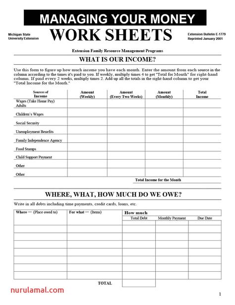 Money Management Worksheets Printable Money Management Worksheets Printable - This information offers some ideas and practical tips about how you may get your child taking care of printabl... money management worksheet 08 | #moneymanagementeducation #moneymanagementslp #studentmoneymanagementunt #PrintableWorksheets #worksheets #mathworksheets #kindergarteenworksheets #templates #exceltemplates Money Management Worksheets, Budgeting Worksheets Free, Worksheets For Adults, Time Management Worksheet, Money Management Activities, Money Worksheets, Management Games, Saving Strategies, Learning Worksheets