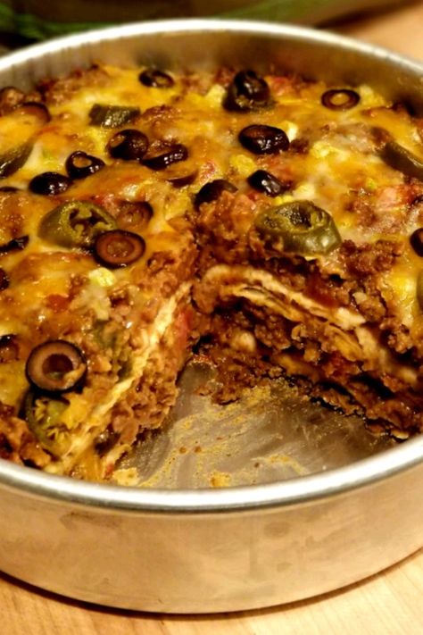 Burrito Pie | "This is the first recipe I've made in a LONG time where everyone at the table cleaned their plates - and asked for seconds (or thirds in my husband's case!). With two young kids (3 and 5) this rarely happens (unless we're having hot dogs!)" #allrecipes #dinnerideas #dinnerrecipes #dinnerdishes #familydinnerideas #supper #supperideas Dinner Ideas For Husband, Burrito Pie Recipe, Burrito Pie, Birthday Dinner Ideas, Birthday Dinner Menu, Beef Casserole Recipes, Mexican Food Recipes Easy, Beef Recipes Easy, Easy Casserole Recipes