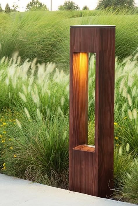 Outdoor Lighting Design, Driveway Lighting, Diy Outdoor Lighting, Landscape Lighting Design, Diy Lampe, Diy Patio Furniture Cheap, Diy Furniture Easy, Tables Diy, Garden Lights