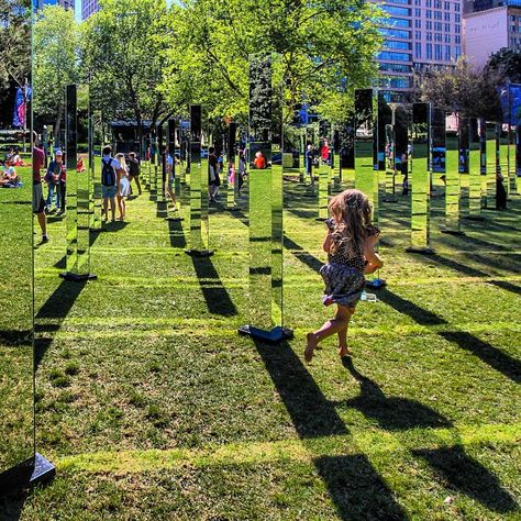 Museum Design, Mirror Installation, Modern Metropolis, Out Of The Dark, Urban Park, Urban Furniture, Interactive Art, Art Installation, Hyde Park