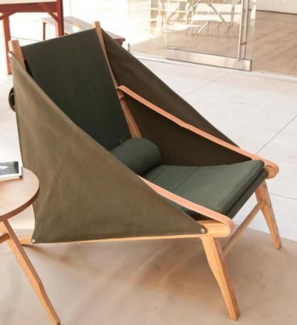 Bivouac Lounge Chair: Remodelista Diy Cases, Shaved Hairstyles, Garden Lounge Chairs, Chairs Diy, Camp Chair, Half Shaved, Campaign Furniture, Ikea Chair, Camping Furniture