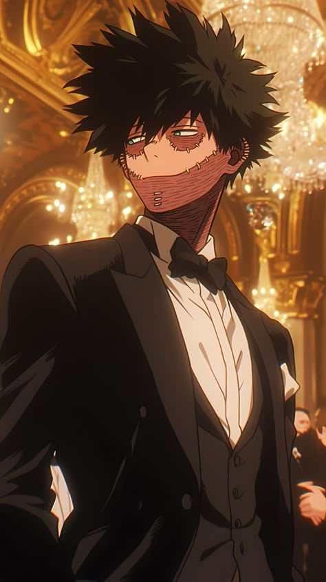 Anime Character In Suit Trend, Todoroki In A Suit, Dabi In A Suit, Dabi Suit, Anime Awards, Oscar 2024, Anime Suit, Anime Villians, Hottest Anime Characters