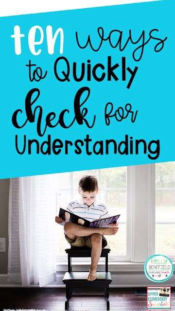 Upper Elementary Snapshots: 10 Ways to Quickly Check for Understanding: Formative Assessment Check For Understanding, Classroom Assessment, Assessment Strategies, Exit Slips, Summative Assessment, Classroom Tips, Listening Comprehension, Language Art Activities, School Starts