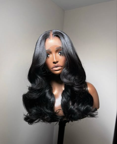 Wigs On Mannequin Head, Wig On Mannequin, Wig Install Ideas, Rich Off Hair, Wig Room, Natural Long Hair, Wig Business, Wig Inspiration, Hair Lookbook