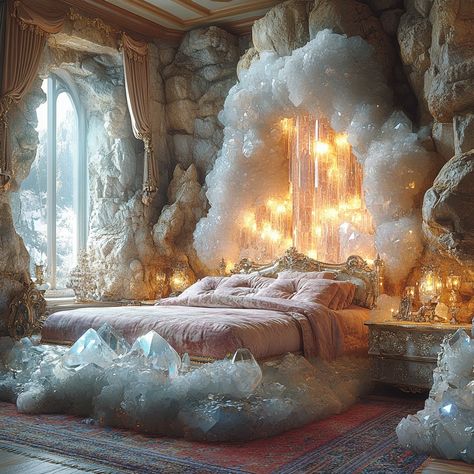 🔮Which Crystal Bedroom are you in? 💠 Let me know your choice!🙌🙌🙌 Please leave your comments below⬇⬇⬇ #CrystalHealing #ManifestAbundance #SuccessMindset #SpiritualGrowth #WealthAndSuccess #EnergyHealing #ElegantJewelry #WealthAttraction #PositiveEnergy #astrology #StarTrek Crystals Aesthetic Bedroom, Astrology Bedroom, Concept Hotel, Crystals Aesthetic, Crystal Bedroom, Crystal Aesthetic, Aesthetic Bedroom, Fantasy Artwork, Elegant Jewelry