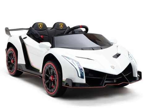 Introducing the Newest 2023 Model Licensed Lamborghini VENENO White painting technique Let the adventure begin for your child with their very own 2 Soft Leather seats Lamborghini model. Available in 2WD- 2 wheels drive and 4WD All-Wheel-Drive versions There are no limits when your child has a 2WD or 4WD option with Rubber EVA tires for better traction. The 2 Eco Leather Seat, Lamborghini vehicle also includes an MP3 player to download your child's favorite cruising music, USB / SP Card, Bluetoot Baby Cars, Police Toys, Expensive Toys, Toy Tanks, Lamborghini Models, Dermatology Clinic, First Time Driver, Kids Ride On Toys, Let The Adventure Begin