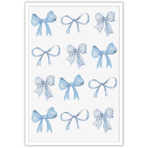 PRICES MAY VARY. 【Trendy Blue Bow Posters Size 】12x16 in (30x40cm), 16x24 in (40x60cm), 24x36 in (60x90cm) Unframed,Modern Minimalist Home Decor Canvas Wall Art Is Perfect for Your Home Fashion Prints Wall. 【Watercolor Light Blue Bow Prints Painting 】artwork use high-quality environmentally friendly ink and high-quality canvas, and use the industry's top printers for layered spraying, the colors are delicate and the transition is natural.bring you visual enjoyment. 【Trendy Bow Wall Art Gifts 】a Costal Paintings Easy, Blue Coastal Wall Art, Coastal Granddaughter Wall Decor, Light Blue Prints, Light Blue Poster, Blue Wall Prints, College Prints, Dorm Prints, Coastal Western