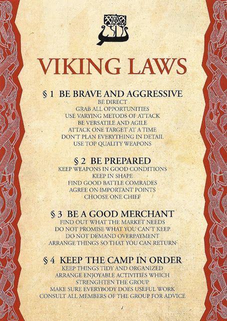 My Favorite #Postcards : #Viking Laws Viking Quotes, Viking Life, Norse Pagan, Viking Culture, Tablet Weaving, Viking History, Norse Vikings, Warrior Quotes, Viking Warrior