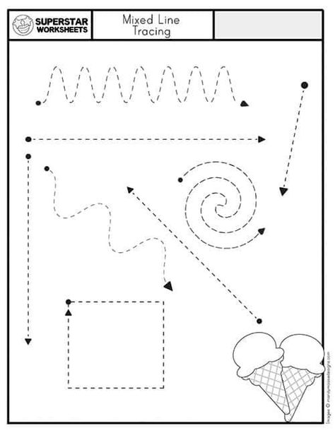 Horizontal And Vertical Lines Preschool, Handwriting Abc, Superstar Worksheets, Lines Worksheet, Line Tracing Worksheets, Shape Tracing Worksheets, Pencil Control, Letter Worksheets For Preschool, Tracing Lines