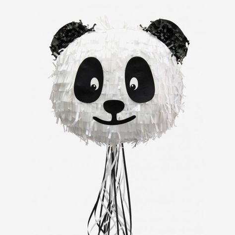 Pinata panda pour animation et decoration anniversaire enfant animaux Balloon Pinata, Cherry Blossom Party, Panda Baby Showers, Panda Birthday Party, Finger Puppet Patterns, Piñata Ideas, Panda Birthday, Diy Pinata, Panda Party