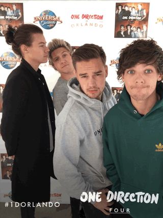 Animated GIF #1D Orlando One Direction, A Photo, The One, Band, Wall, White