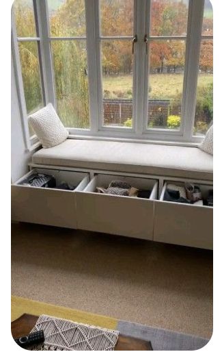 Reading Nook Window Seat, Small Business Invoice, Reno Kitchen, Window Exterior, Small House Blueprints, Banquette Seating In Kitchen, Window Seat Design, Window Seat Storage, Business Invoice