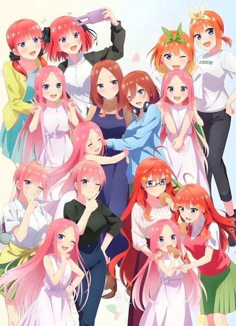 Quintessential Quintuplets, 5 Anime, Manga Anime One Piece, Dessin Adorable, Anime One, Anime Kawaii, An Anime, Anime Comics, Otaku Anime