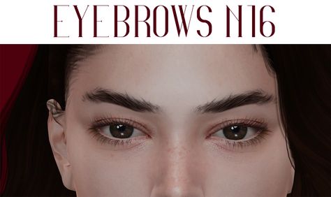 More natural eyebrows!! | obscurus-sims on Patreon Thanks For Supporting Me, Sims 4 Decades Challenge, Makeup Cc, Free Sims 4, Pc Parts, Natural Eyebrows, Natural Eyelashes, Sims 4 Cc Finds, The Sims4