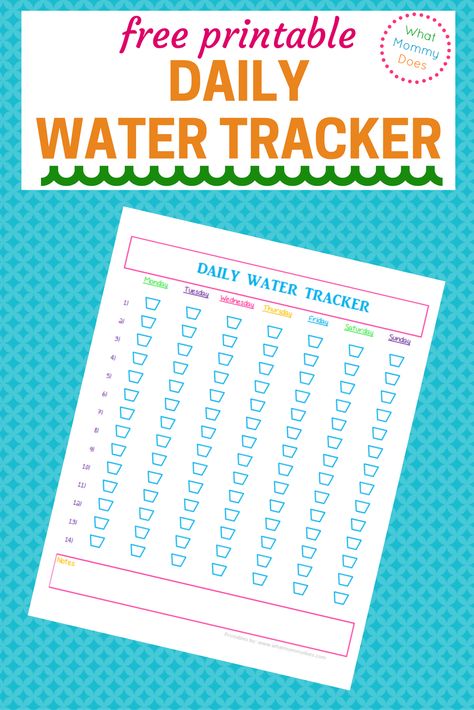 Free Water Tracker Printable - I try to drink at least 8 glasses of water a day but like to hit 10-14 to feel my best and aid weight loss. This daily water intake chart is the perfect tracking template for my 30 day water challenge to keep my water consumpton on point! Water Intake Chart Printable, Daily Water Tracker Printable Free, Daily Water Intake Chart, Printable Water Tracker, Daily Water Tracker, Water Intake Chart, Water Tracker Printable, Water Intake Tracker, Fat Burning Workout Routine