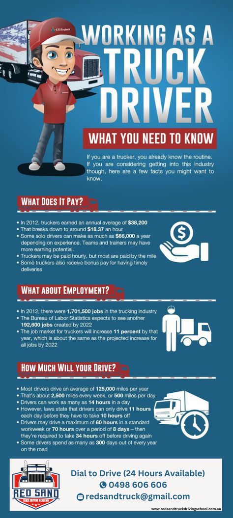 Working as a truck driver requires more than just getting a truck driving certification. To be successful in this job, you need to have knowledge of the laws and regulations governing the transport industry, know how to drive safely and efficiently, and understand the rules of the road. Additionally, it is important to be aware of local conditions such as traffic congestion and weather conditions. You should also be familiar with the procedures for loading and unloading cargo from your truck. Trucker Life Hacks, Truckers Girlfriend, Cdl Test, Custom Big Rig, Truck Life, Trucking Business, Trucker Shirts, Keep On Truckin, Red Sand