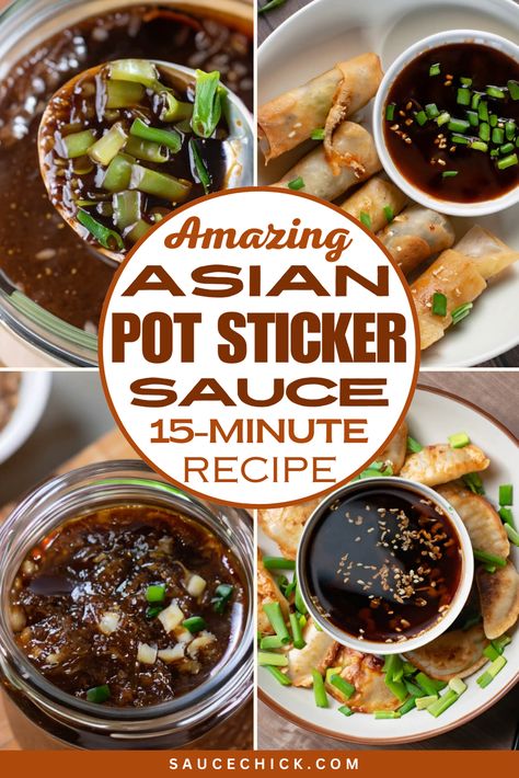 Perfect Pot Sticker Sauce for Asian Appetizers Pot Sticker Sauce, Dumpling Dipping Sauce, Asian Sauces, Pot Sticker, Asian Appetizers, Seasoned Rice Vinegar, Pot Stickers, Asian Sauce, Asian Inspired Dishes