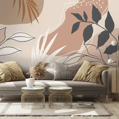 Why I Love Wallpaper - And You Should Too! - Tidylife Wall Murals Diy, Interior Murals, Bedroom Murals, Wall Painting Decor, Wall Murals Painted, Wall Paint Designs, Mural Design, Mural Wall Art, Modern Wallpaper