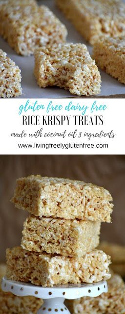 Dairy Free Rice Krispie Treats, Gluten Free Rice Krispie Treats, Crunchy Rice, Dairy Free Treats, Krispie Treats Recipe, Rice Krispies Treats, Krispy Treats, Krispies Treats, Rice Krispy