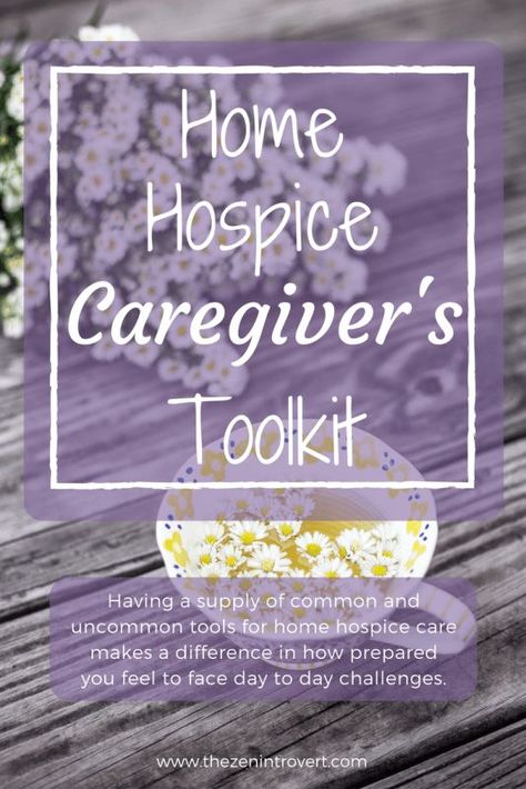 Having a supply of common and uncommon tools for home hospice care makes a difference in how prepared you feel to face day to day challenges.    #caregiving #checklist #home healthcare #caregiver #hospice #hospicecare #familyhospicecare #familycaregiver Hospice Nursing, Hospice Care Package, Hospice Caregiver, Elderly Caregiver, Hospice Nurse, Caregiver Resources, Home Care Agency, Caregiver Support, Hospice Care