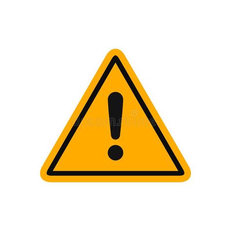 Warning, precaution, attention, alert icon, exclamation mark in triangle shape a #Sponsored , #paid, #PAID, #attention, #Warning, #triangle, #alert Alert Logo, Alert Icon, Bond Paper Design, Exclamation Mark, Bond Paper, Triangle Shape, Vector Stock, Design Branding, Paper Design