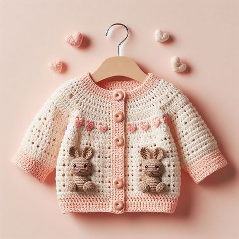 Free Crochet Baby Cardigan Pattern Free Crochet Baby Cardigan Pattern, Crochet Baby Cardigan Pattern, Baby Cardigan Crochet, Crochet Baby Cardigan Free Pattern, Crochet Baby Sweater Sets, Baby Cardigan Pattern Crochet, All Crafts, Baby Cardigan Pattern, Crochet Baby Sweater