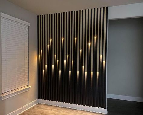 Wall Panels Ideas, Stars Wall Art, Tv Fal, Wood Wall Design, Accent Wall Designs, Wall Decoration Ideas, Wall Panel Design, Hall Interior Design, Accent Walls In Living Room