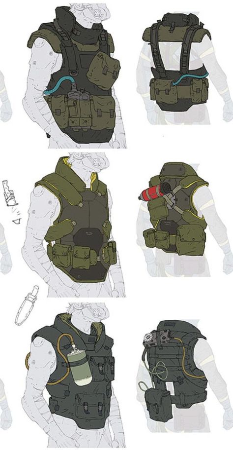 Character Hoodie Design, Soldier Clothes Drawing, Tactical Armor Concept Art, Tactical Concept Art, Soldier Drawing Reference, Tactical Reference, Soldier Concept Art, Ekko League Of Legends, Sci-fi Armor