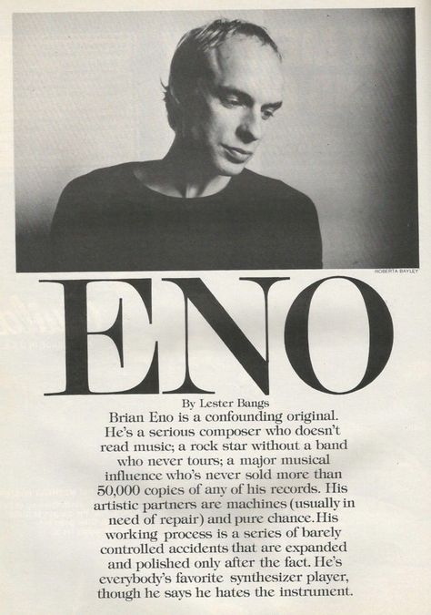 maxim on Twitter: "brian eno: the non-musician’s musician… " Steve Reich, Lip Balm Packaging, Brian Eno, Roxy Music, British Rock, Ambient Music, Musical Band, I Love Music, Glam Rock