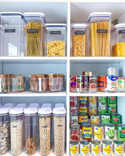 Pro Organizer, Canned Goods, Kitchen Organisation, Deep Shelves, Pantry Organization, Kitchen Pantry, Little Houses, Granola, Pantry