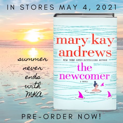 Book Review: The Newcomer by Mary Kay Andrews – Paw Prints in the Sink Mary Kay Andrews Books, Mary Kay Andrews, Different Types Of Books, Beach Reads, Types Of Books, Mystery Series, Book List, Beach Reading, Paw Prints