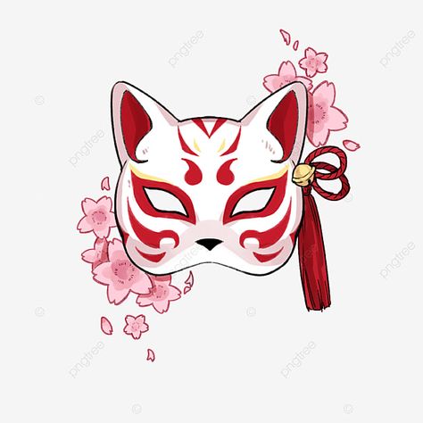 Japanese Fox Mask, Fox Party, Kitsune Mask, Mask Drawing, Japanese Mask, Fox Mask, Nine Tailed Fox, Japanese Drawings, Japan Tattoo