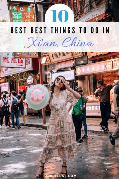 10 Best things to do in Xian, China | Bucket list experiences in Xian | Bucket list ideas | Xian, China | Bucket list travel | Summer bucket list | Xian | Travel blogger | Tour de Lust Xian China, China Travel Guide, Bucket List Travel, Terracotta Warriors, Bucket List Ideas, Summer Bucket List, Asia Travel Guide, Travel Summer, List Ideas