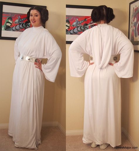 Princess Leia Costume tutorial Princess Leia Costume Diy Women, Leia Costume Diy Women, Princess Leia Diy Costume, Leia Costume Diy, Diy Leia Costume For Women, Diy Princess Leia Costume, Diy Star Wars Costume Women, Diy Star Wars Costume, Star Wars Princess Leia Costume