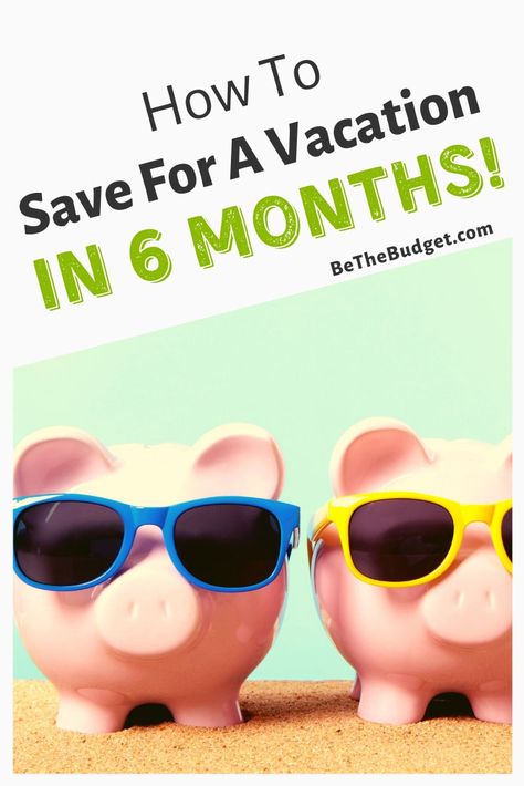 How nice would it be to take 2 debt-free vacations every year? Well, you can. This post will show you exactly how to save for a vacation in 6 months. You should probably pack your bags! Save for a vacation | Travel savings | Travel savings plan | bethebudget.com Save For Vacation, Travel Savings Plan, Vacation Savings Plan, Vacation Money, Hacks To Save Money, Vacation Savings, Cut Expenses, Personal Budget, Travel Savings