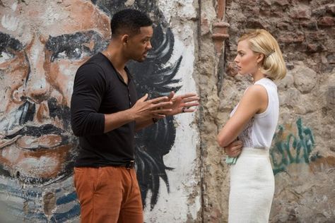 Will Smith And Margot Robbie, Margot Robbie Focus, Focus Movie, Fresh Prince Will Smith, Black Man White Woman, Best Teen Movies, Movie Subtitles, Movies To Watch Online, Sophia Bush