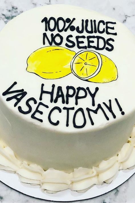 You Guys, Vasectomy Cakes Exist, and They’re Equal Parts OMG and LOL Vasectomy Cakes, Vasectomy Cake, Vasectomy Party, Gender Reveal Cakes, Gifts For Hubby, Gender Reveal Cake, Expensive Taste, Cakes For Men, Throw A Party