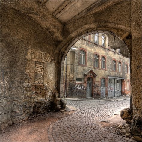 Kühler Brunnen in Halle/Saale (Germany) Pictures Of Germany, Burning City, Abandoned Village, Old Manor, East Germany, Berlin Germany, Germany Travel, Historic Buildings, Halle