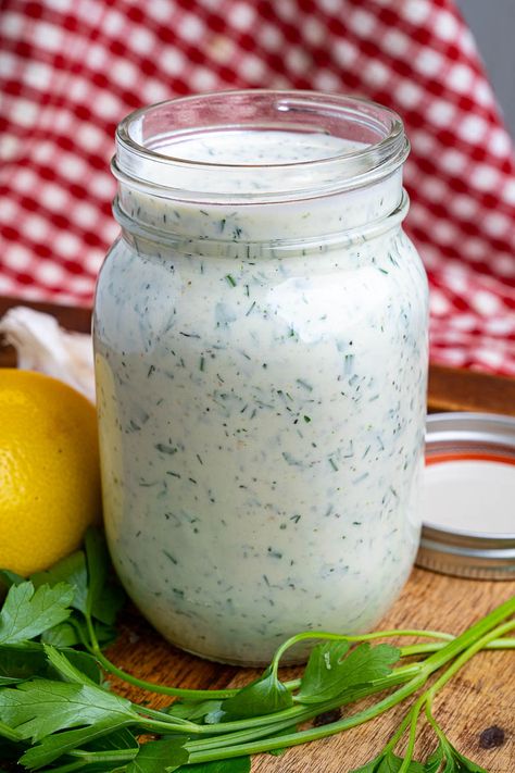 Dressing Closet, Yogurt Dill Sauce, Dill Sauce For Salmon, Classic Cobb Salad, Compound Butters, Cucumber Dill Salad, Lemon Dill Sauce, Closet Cooking, Creamy Dill Sauce