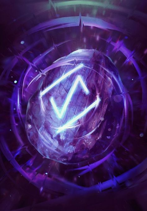 Evelynn League Of Legends, Artifact Art, Witcher Art, Rune Stones, Magic Stones, Magical Stones, Magic Symbols, Magic Art, Fantasy Rpg