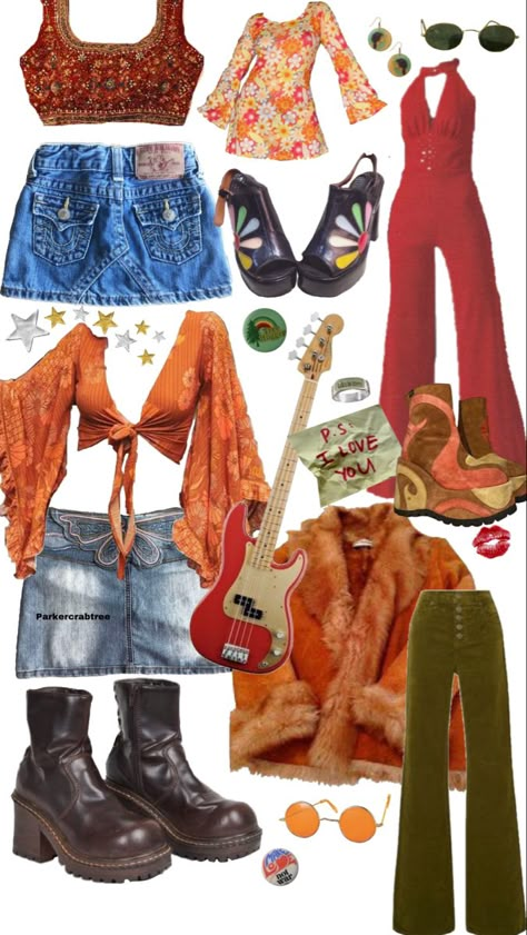 70s Disco Outfit, 70s Inspired Outfits, Outfits 70s, Mode Hippie, 60s And 70s Fashion, 70s Inspired Fashion, 70s Outfits, Daisy Jones, Earthy Outfits