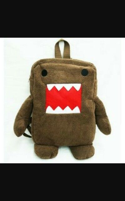 Backpacks Domo Kun, Baby Bag Backpack, Stylish School Bags, Diy Back To School, Cartoon Backpack, Diy Bags Purses, Lucky Dog, Plush Backpack, Cute Backpacks