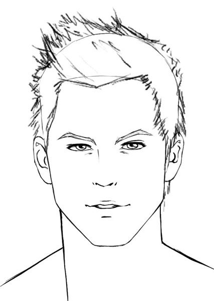 How to draw hair: male | ShareNoesis James Dean Haircut, Thick Black Men, Hair Drawing Male, V Haircut, Mens Faces, Undercut Ponytail, Boy Hair Drawing, Stylish Braids, Haircut Undercut