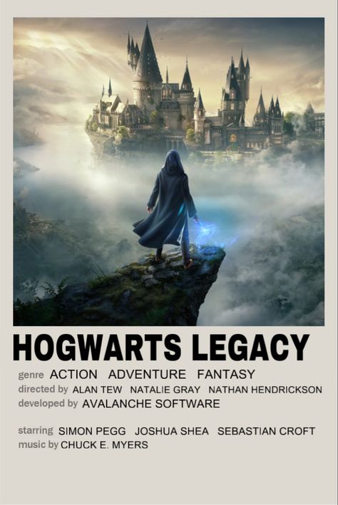 Hogwarts Legacy Poster, Hogwarts Legacy Game, Game Posters, Simon Pegg, Movie Guide, Hogwarts Legacy, Game Poster, Movie Poster Wall, Horror Games