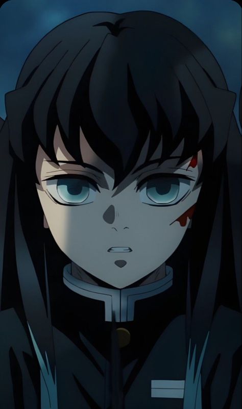 Demon Slayer Eyes, Anime Character, Demon Slayer, Hair, Anime, Blue